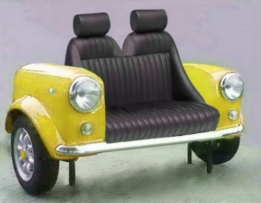 mini couch sport yellow